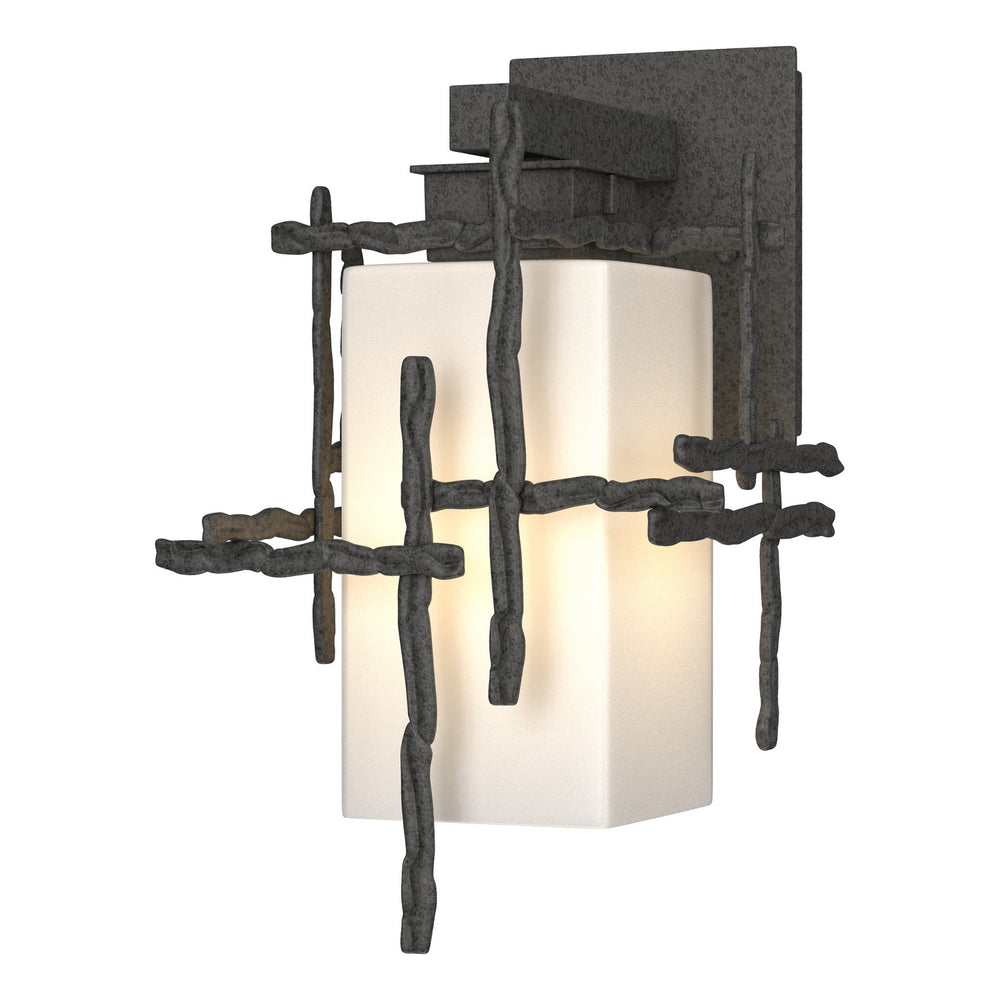 Hubbardton Forge - One Light Outdoor Wall Sconce - Tura - Coastal Natural Iron- Union Lighting Luminaires Decor