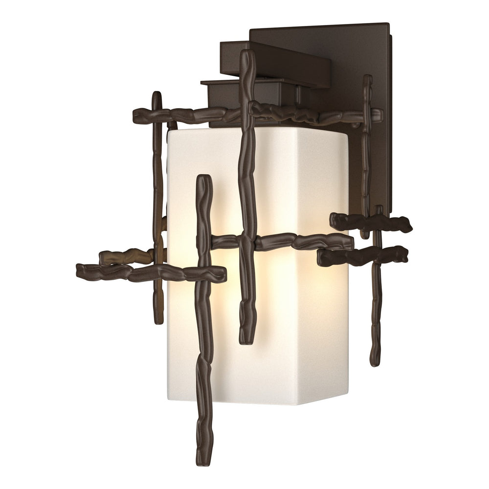 Hubbardton Forge - One Light Outdoor Wall Sconce - Tura - Coastal Bronze- Union Lighting Luminaires Decor