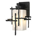 Hubbardton Forge - One Light Outdoor Wall Sconce - Tura - Coastal Black- Union Lighting Luminaires Decor