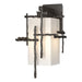 Hubbardton Forge - One Light Outdoor Wall Sconce - Tura - Coastal Oil Rubbed Bronze- Union Lighting Luminaires Decor