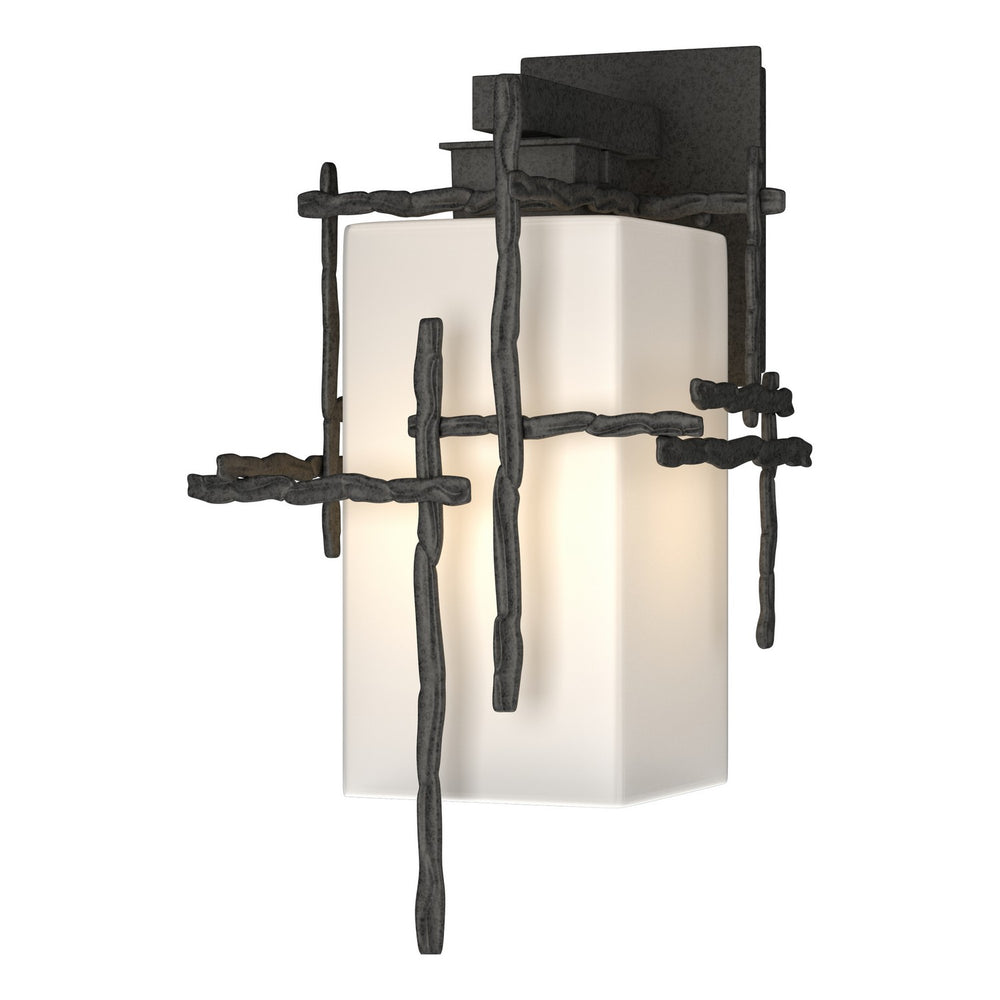 Hubbardton Forge - One Light Outdoor Wall Sconce - Tura - Coastal Natural Iron- Union Lighting Luminaires Decor
