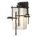 Hubbardton Forge - One Light Outdoor Wall Sconce - Tura - Coastal Natural Iron- Union Lighting Luminaires Decor