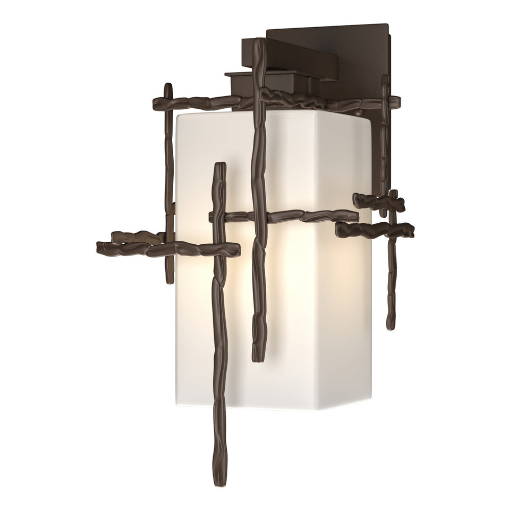 Hubbardton Forge - One Light Outdoor Wall Sconce - Tura - Coastal Bronze- Union Lighting Luminaires Decor