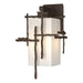 Hubbardton Forge - One Light Outdoor Wall Sconce - Tura - Coastal Bronze- Union Lighting Luminaires Decor