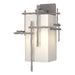 Hubbardton Forge - One Light Outdoor Wall Sconce - Tura - Coastal Burnished Steel- Union Lighting Luminaires Decor