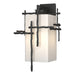 Hubbardton Forge - One Light Outdoor Wall Sconce - Tura - Coastal Black- Union Lighting Luminaires Decor