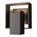 Hubbardton Forge - One Light Outdoor Wall Sconce - Shadow Box - Coastal Oil Rubbed Bronze- Union Lighting Luminaires Decor