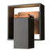 Hubbardton Forge - One Light Outdoor Wall Sconce - Shadow Box - Coastal Oil Rubbed Bronze- Union Lighting Luminaires Decor