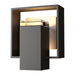 Hubbardton Forge - One Light Outdoor Wall Sconce - Shadow Box - Coastal Oil Rubbed Bronze- Union Lighting Luminaires Decor