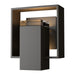 Hubbardton Forge - One Light Outdoor Wall Sconce - Shadow Box - Coastal Oil Rubbed Bronze- Union Lighting Luminaires Decor
