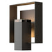 Hubbardton Forge - One Light Outdoor Wall Sconce - Shadow Box - Coastal Oil Rubbed Bronze- Union Lighting Luminaires Decor