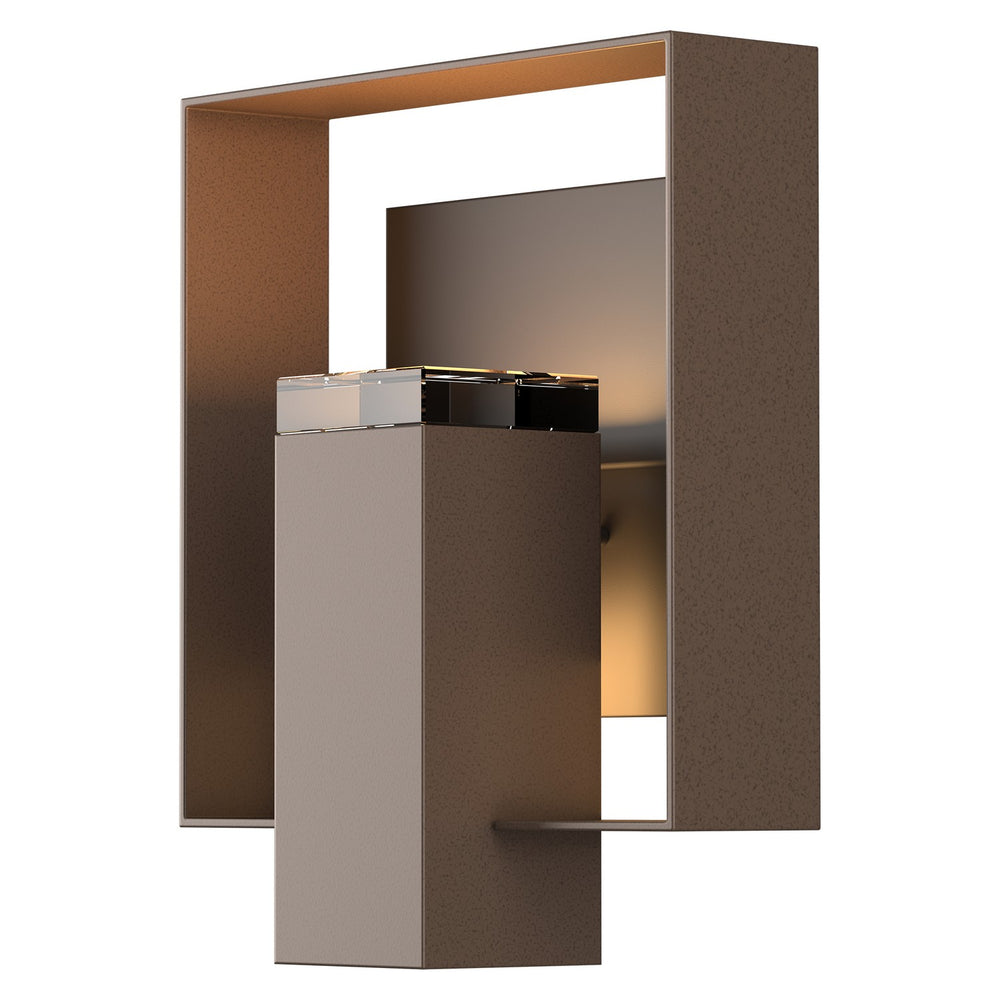 Hubbardton Forge - One Light Outdoor Wall Sconce - Shadow Box - Coastal Bronze- Union Lighting Luminaires Decor