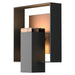 Hubbardton Forge - One Light Outdoor Wall Sconce - Shadow Box - Coastal Black- Union Lighting Luminaires Decor