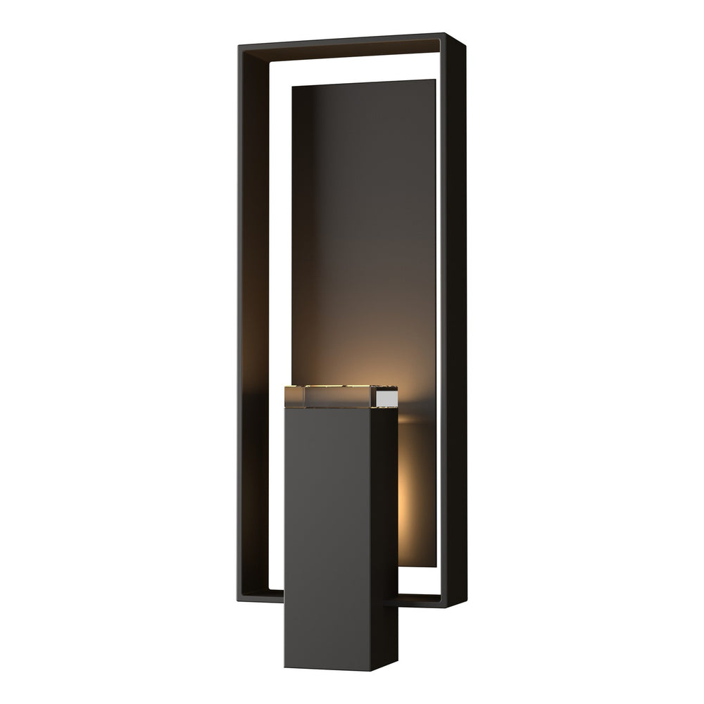 Hubbardton Forge - Two Light Outdoor Wall Sconce - Shadow Box - Coastal Oil Rubbed Bronze- Union Lighting Luminaires Decor