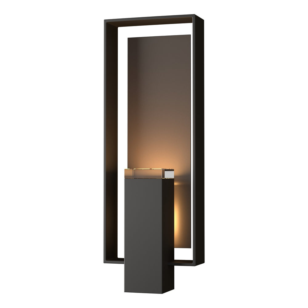 Hubbardton Forge - Two Light Outdoor Wall Sconce - Shadow Box - Coastal Oil Rubbed Bronze- Union Lighting Luminaires Decor
