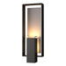 Hubbardton Forge - Two Light Outdoor Wall Sconce - Shadow Box - Coastal Oil Rubbed Bronze- Union Lighting Luminaires Decor