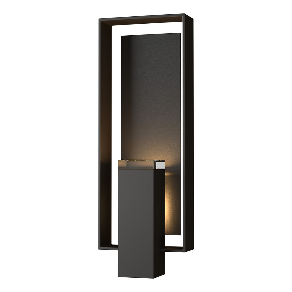 Hubbardton Forge - Two Light Outdoor Wall Sconce - Shadow Box - Coastal Oil Rubbed Bronze- Union Lighting Luminaires Decor