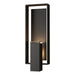 Hubbardton Forge - Two Light Outdoor Wall Sconce - Shadow Box - Coastal Oil Rubbed Bronze- Union Lighting Luminaires Decor