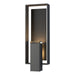 Hubbardton Forge - Two Light Outdoor Wall Sconce - Shadow Box - Coastal Natural Iron- Union Lighting Luminaires Decor