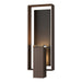 Hubbardton Forge - Two Light Outdoor Wall Sconce - Shadow Box - Coastal Bronze- Union Lighting Luminaires Decor