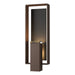 Hubbardton Forge - Two Light Outdoor Wall Sconce - Shadow Box - Coastal Bronze- Union Lighting Luminaires Decor