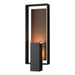 Hubbardton Forge - Two Light Outdoor Wall Sconce - Shadow Box - Coastal Black- Union Lighting Luminaires Decor