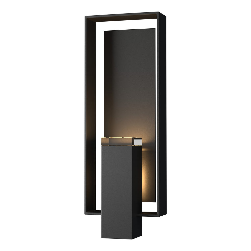 Hubbardton Forge - Two Light Outdoor Wall Sconce - Shadow Box - Coastal Black- Union Lighting Luminaires Decor