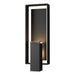 Hubbardton Forge - Two Light Outdoor Wall Sconce - Shadow Box - Coastal Black- Union Lighting Luminaires Decor
