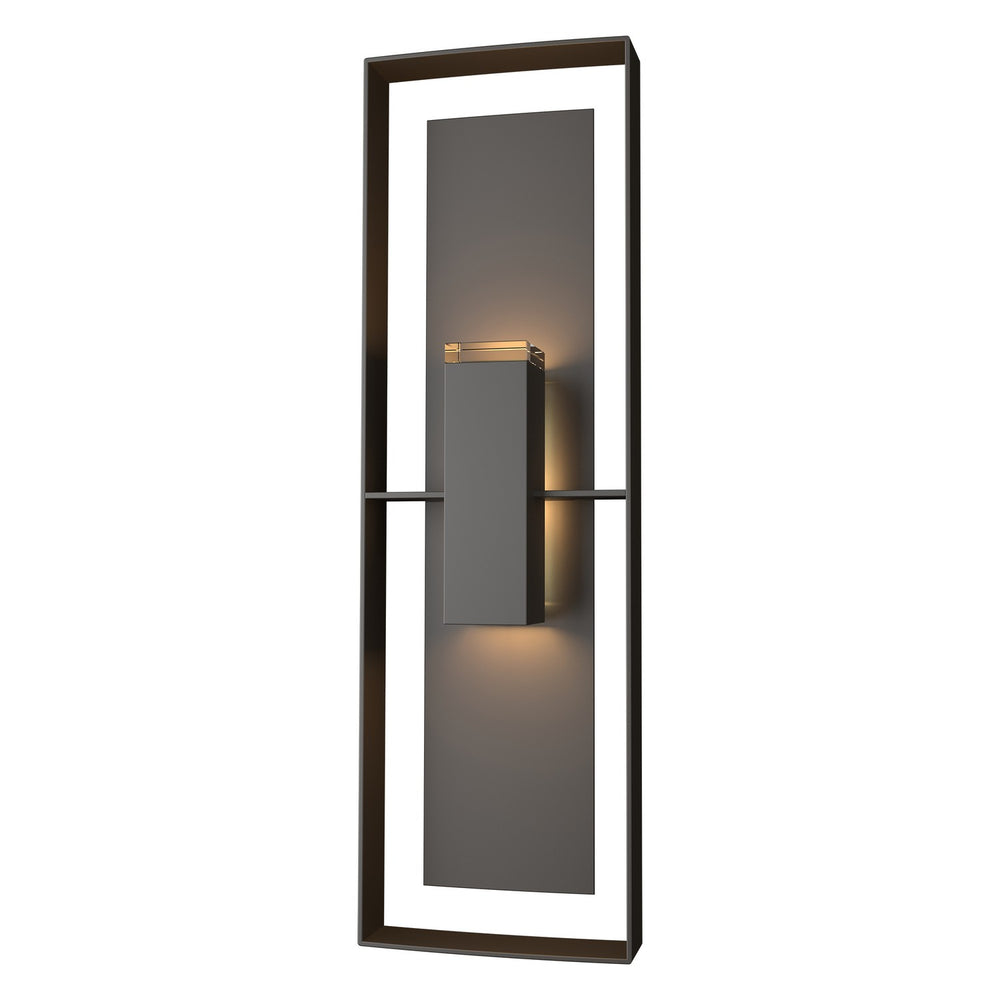 Hubbardton Forge - Two Light Outdoor Wall Sconce - Shadow Box - Coastal Oil Rubbed Bronze- Union Lighting Luminaires Decor