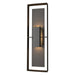 Hubbardton Forge - Two Light Outdoor Wall Sconce - Shadow Box - Coastal Oil Rubbed Bronze- Union Lighting Luminaires Decor