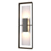 Hubbardton Forge - Two Light Outdoor Wall Sconce - Shadow Box - Coastal Oil Rubbed Bronze- Union Lighting Luminaires Decor