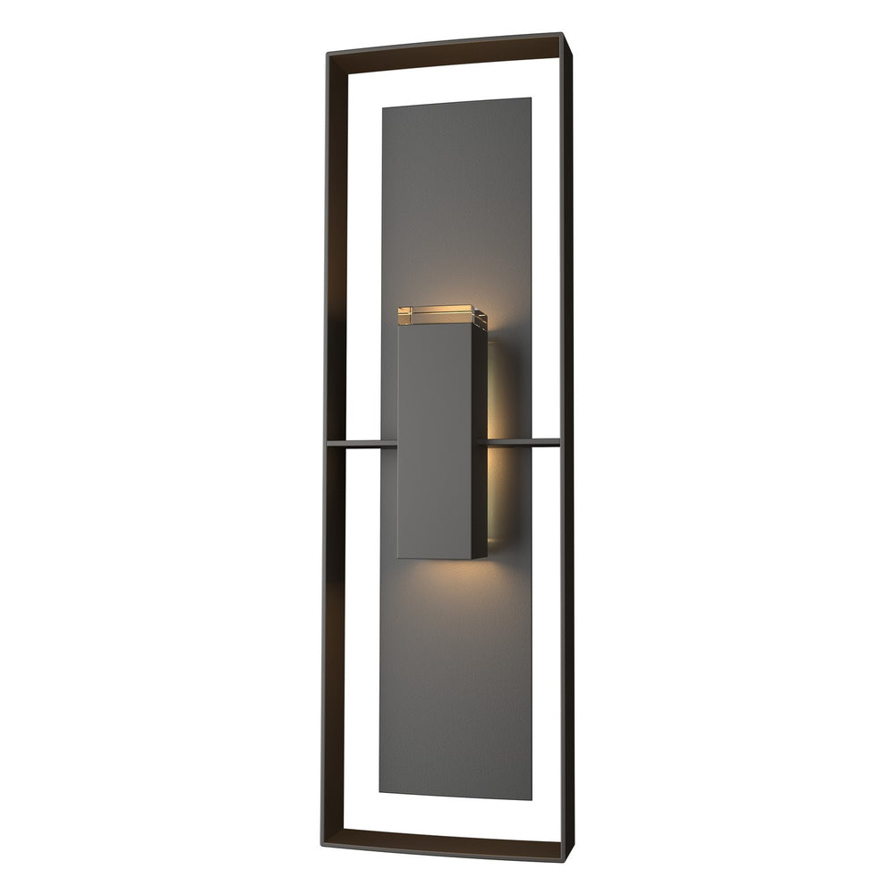 Hubbardton Forge - Two Light Outdoor Wall Sconce - Shadow Box - Coastal Oil Rubbed Bronze- Union Lighting Luminaires Decor