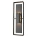 Hubbardton Forge - Two Light Outdoor Wall Sconce - Shadow Box - Coastal Oil Rubbed Bronze- Union Lighting Luminaires Decor
