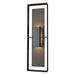Hubbardton Forge - Two Light Outdoor Wall Sconce - Shadow Box - Coastal Black- Union Lighting Luminaires Decor