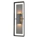 Hubbardton Forge - Two Light Outdoor Wall Sconce - Shadow Box - Coastal Black- Union Lighting Luminaires Decor
