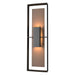 Hubbardton Forge - Two Light Outdoor Wall Sconce - Shadow Box - Coastal Black- Union Lighting Luminaires Decor