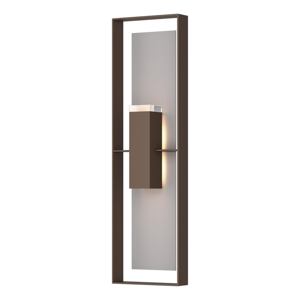 Hubbardton Forge - Two Light Outdoor Wall Sconce - Shadow Box - Coastal Bronze- Union Lighting Luminaires Decor