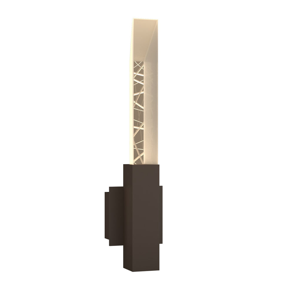 Hubbardton Forge - Two Light Outdoor Wall Sconce - Refraction - Coastal Bronze- Union Lighting Luminaires Decor