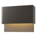 Hubbardton Forge - LED Outdoor Wall Sconce - Stratum - Coastal Oil Rubbed Bronze- Union Lighting Luminaires Decor