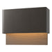 Hubbardton Forge - LED Outdoor Wall Sconce - Stratum - Coastal Oil Rubbed Bronze- Union Lighting Luminaires Decor