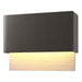 Hubbardton Forge - LED Outdoor Wall Sconce - Stratum - Coastal Oil Rubbed Bronze- Union Lighting Luminaires Decor