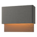 Hubbardton Forge - LED Outdoor Wall Sconce - Stratum - Coastal Natural Iron- Union Lighting Luminaires Decor
