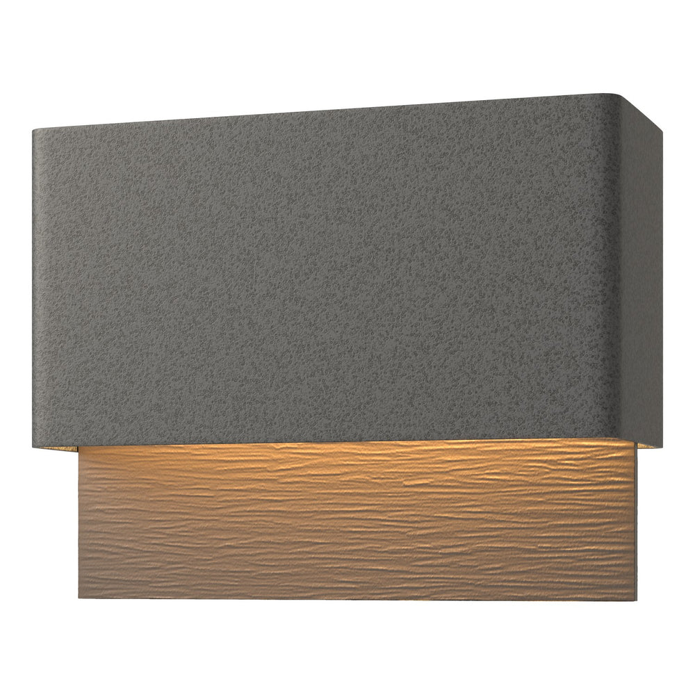 Hubbardton Forge - LED Outdoor Wall Sconce - Stratum - Coastal Natural Iron- Union Lighting Luminaires Decor