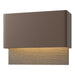 Hubbardton Forge - LED Outdoor Wall Sconce - Stratum - Coastal Bronze- Union Lighting Luminaires Decor