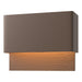 Hubbardton Forge - LED Outdoor Wall Sconce - Stratum - Coastal Bronze- Union Lighting Luminaires Decor