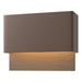 Hubbardton Forge - LED Outdoor Wall Sconce - Stratum - Coastal Bronze- Union Lighting Luminaires Decor