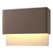 Hubbardton Forge - LED Outdoor Wall Sconce - Stratum - Coastal Bronze- Union Lighting Luminaires Decor