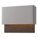 Hubbardton Forge - LED Outdoor Wall Sconce - Stratum - Coastal Burnished Steel- Union Lighting Luminaires Decor