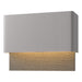 Hubbardton Forge - LED Outdoor Wall Sconce - Stratum - Coastal Burnished Steel- Union Lighting Luminaires Decor