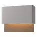 Hubbardton Forge - LED Outdoor Wall Sconce - Stratum - Coastal Burnished Steel- Union Lighting Luminaires Decor